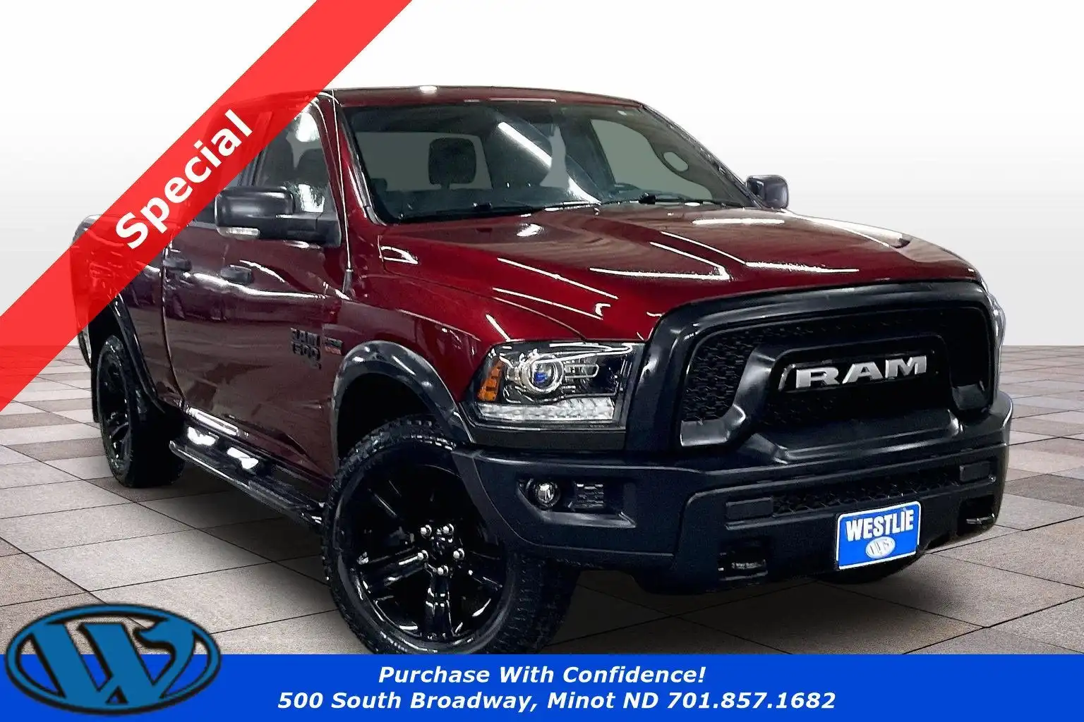 2021 RAM 1500 Classic Warlock 4x4 Quad Cab 6'4's photo